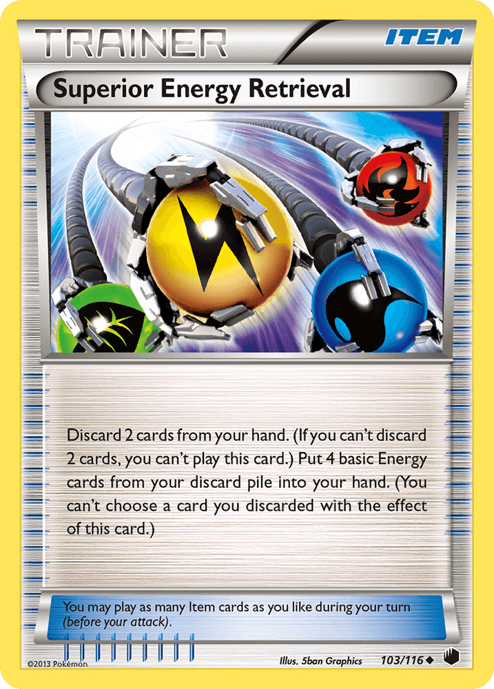 Superior Energy Retrieval (103/116) [Black & White: Plasma Freeze] (Online Only)
