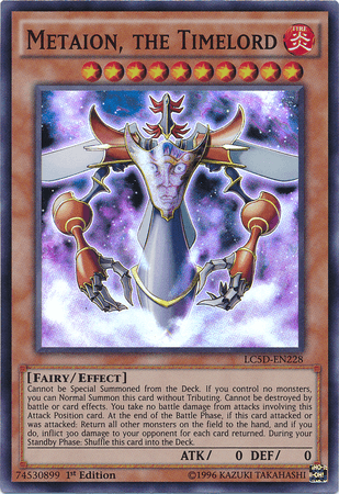 Metaion, the Timelord [LC5D-EN228] Super Rare (ONLINE ORDER ONLY)