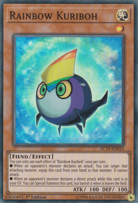 Rainbow Kuriboh [AC19-EN010] Super Rare (ONLINE ORDER ONLY)