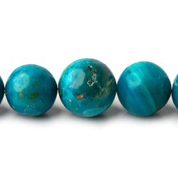 6.5-13mm Peruvian Blue Opalina plain rounds 20 inch 59 beads AAA (ONLINE ORDER ONLY)