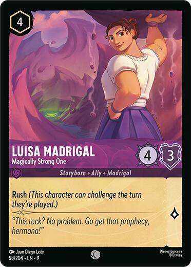 Luisa Madrigal - Magically Strong One (58/204) [Fabled] (ONLINE ORDER ONLY)