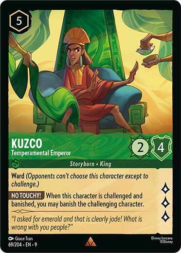 Kuzco - Temperamental Emperor (69/204) [Fabled] (ONLINE ORDER ONLY)