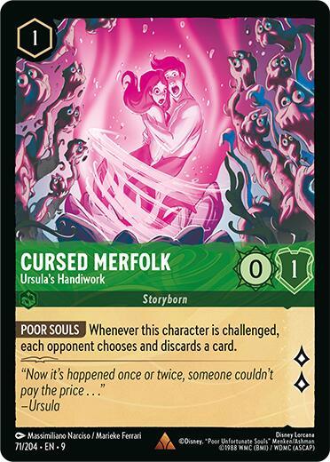 Cursed Merfolk - Ursula's Handiwork (71/204) [Fabled] (ONLINE ORDER ONLY)