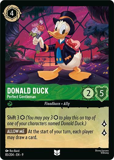 Donald Duck - Perfect Gentleman (85/204) [Fabled] (ONLINE ORDER ONLY)