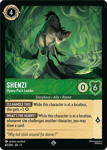 Shenzi - Hyena Pack Leader (87/204) [Fabled] (ONLINE ORDER ONLY)