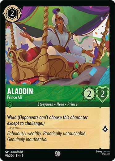Aladdin - Prince Ali (92/204) [Fabled] (ONLINE ORDER ONLY)
