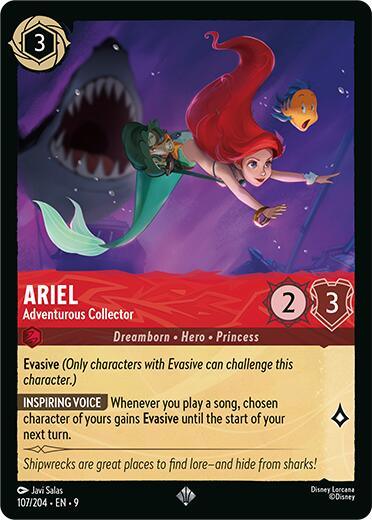 Ariel - Adventurous Collector (107/204) [Fabled] (ONLINE ORDER ONLY)