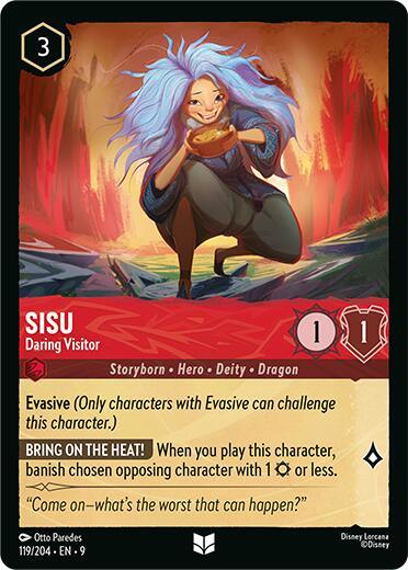 Sisu - Daring Visitor (119/204) [Fabled] (ONLINE ORDER ONLY)