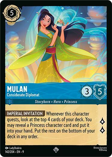 Mulan - Considerate Diplomat (142/204) [Fabled] (ONLINE ORDER ONLY)