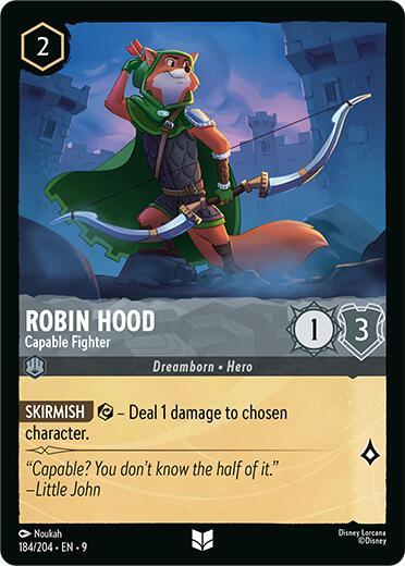 Robin Hood - Capable Fighter (184/204) [Fabled] (ONLINE ORDER ONLY)