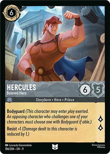 Hercules - Beloved Hero (186/204) [Fabled] (ONLINE ORDER ONLY)