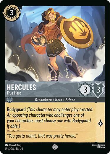 Hercules - True Hero (191/204) [Fabled] (ONLINE ORDER ONLY)