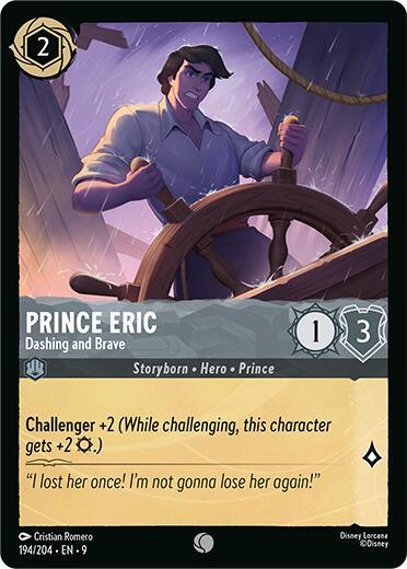 Prince Eric - Dashing and Brave (194/204) [Fabled] (ONLINE ORDER ONLY)