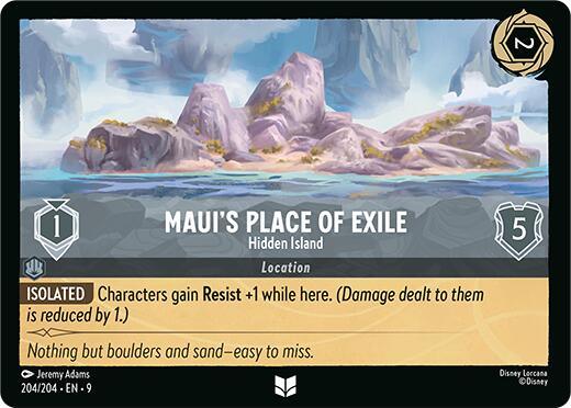 Maui's Place of Exile - Hidden Island (204/204) [Fabled] (ONLINE ORDER ONLY)