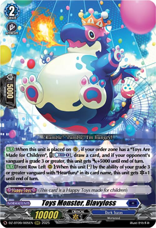 Toys Monster, Blavyloss (DZ-BT09/005EN) [Super Brave Detonation]