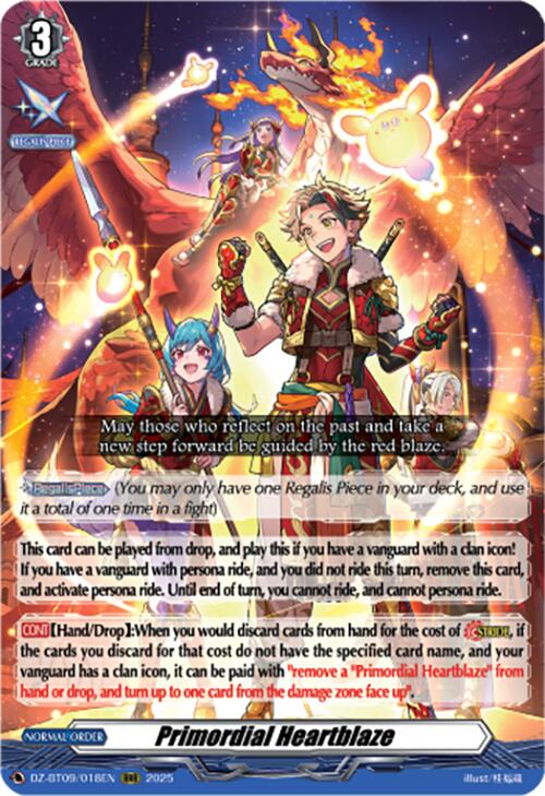 Primordial Heartblaze (DZ-BT09/018EN) [Super Brave Detonation]