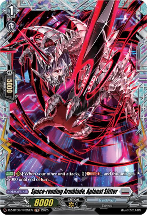 Space-rending Armblade, Aplanat Slitter (DZ-BT09/FR25EN) [Super Brave Detonation]