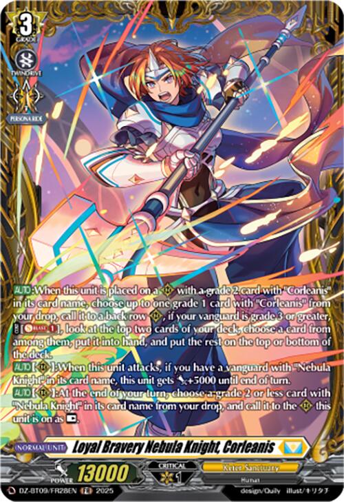Loyal Bravery Nebula Knight, Corleanis (DZ-BT09/FR28EN) [Super Brave Detonation]