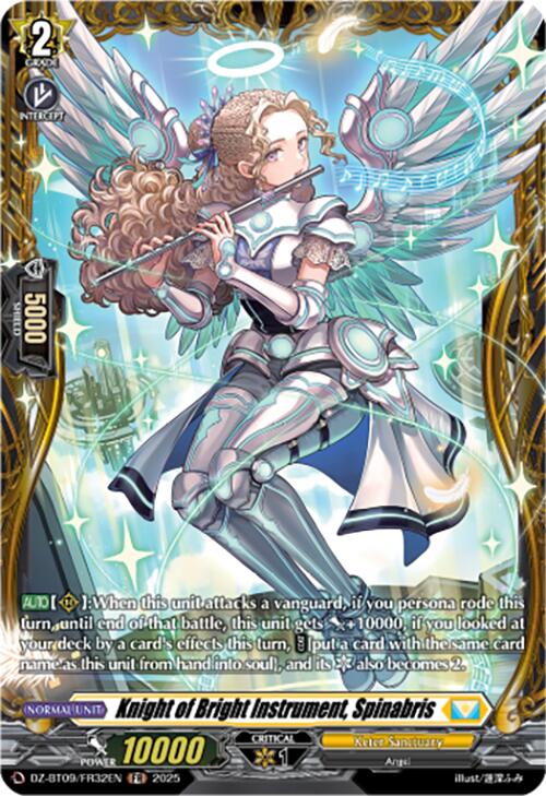 Knight of Bright Instrument, Spinabris (DZ-BT09/FR32EN) [Super Brave Detonation]