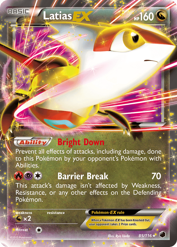 Latias EX (85/116) [Black & White: Plasma Freeze] (Online Only)