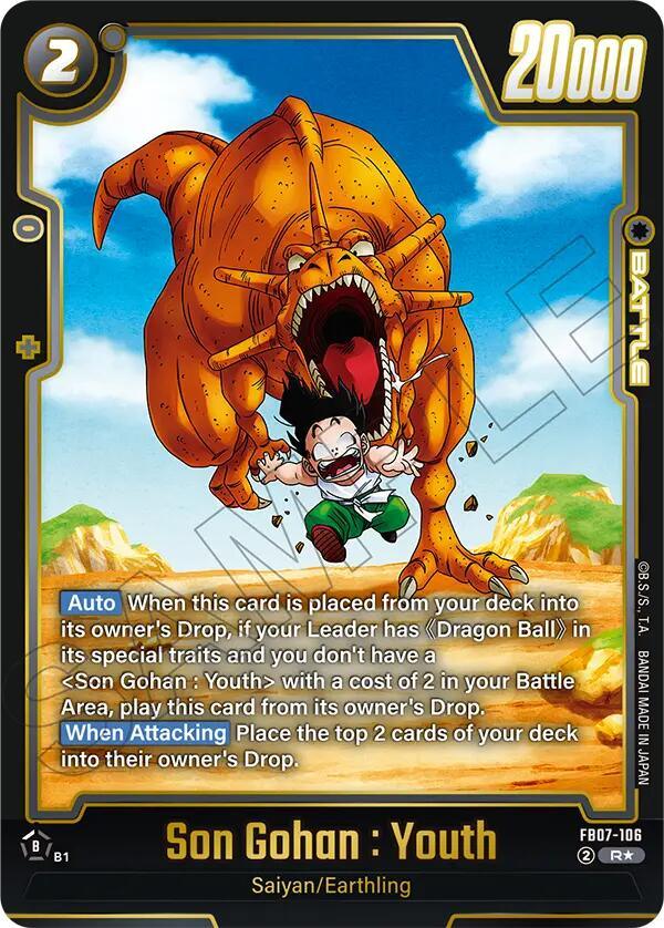 Son Gohan : Youth (Alternate Art) [Wish For Shenron] (ONLINE ORDER ONLY)