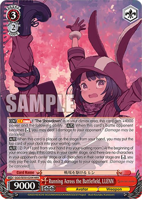 Running Across the Battlefield, LLENN (HR) (GGO/SE50-E20H HR) [SAO Alternative–Gun Gale Online–2 Premium Booster]