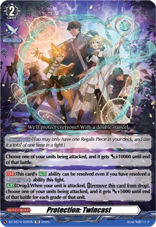 Protection: Twincast (DZ-SS10/020EN) [Shiki Otei Start Deck]