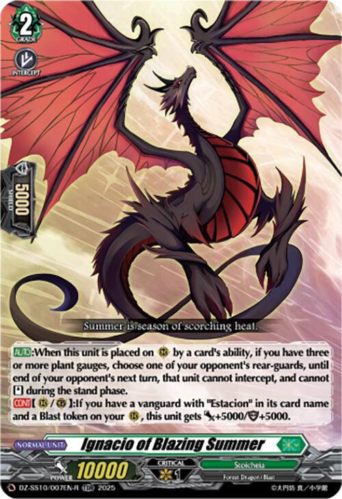 Ignacio of Blazing Summer (TDR) (DZ-SS10/007EN-R) [Shiki Otei Start Deck]
