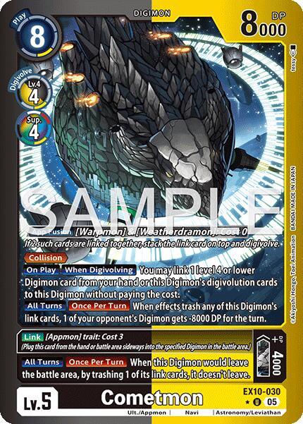 Cometmon [EX10-030] (Limited Foil) [Sinister Order] (ONLINE ORDER ONLY)