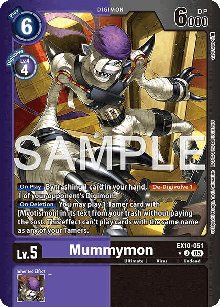 Mummymon [EX10-051] (Limited Foil) [Sinister Order] (ONLINE ORDER ONLY)