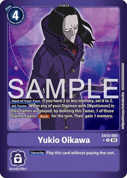 Yukio Oikawa [EX10-065] (Limited Foil) [Sinister Order] (ONLINE ORDER ONLY)