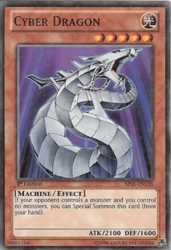 Cyber Dragon [BP01-EN138] Starfoil Rare (ONLINE ORDER ONLY)