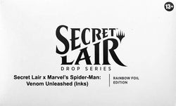(Preorder) Secret Lair Drop: Secret Lair x Marvel's Spider-Man: Venom Unleashed (Inks) (Rainbow Foil Edition) (ONLINE ORDER ONLY)