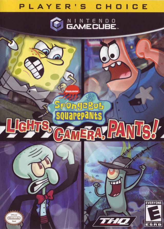 SpongeBob SquarePants Lights Camera Pants (Player's Choice) (Gamecube) (Online Only)
