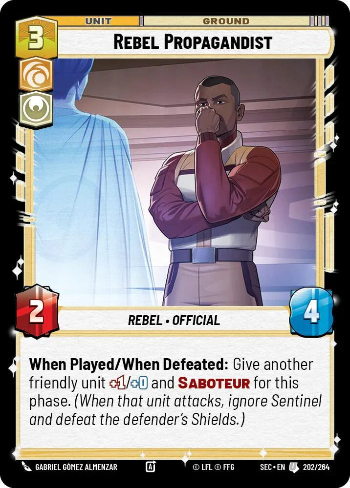 Rebel Propagandist (202/264) (202/264) [Secrets of Power] (ONLINE ORDER ONLY)