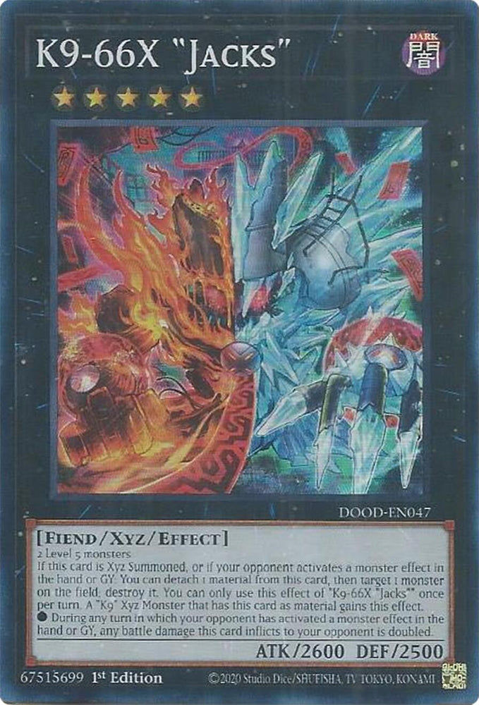 K9-66X "Jacks" [DOOD-EN047] Super Rare