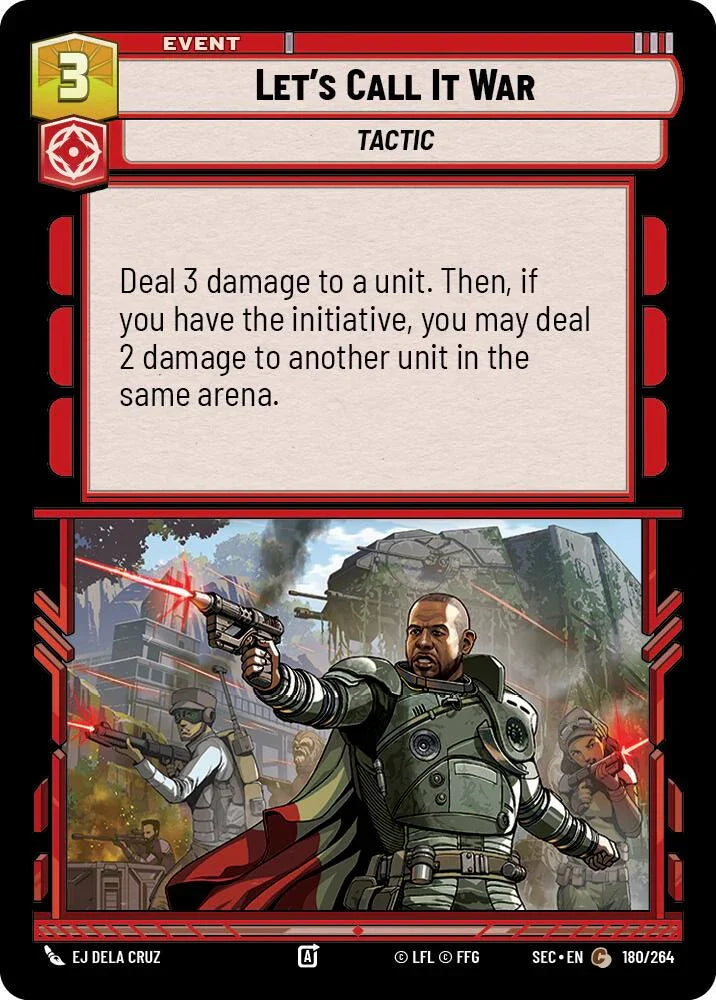 Let's Call It War (180/264) (180/264) [Secrets of Power] (ONLINE ORDER ONLY)