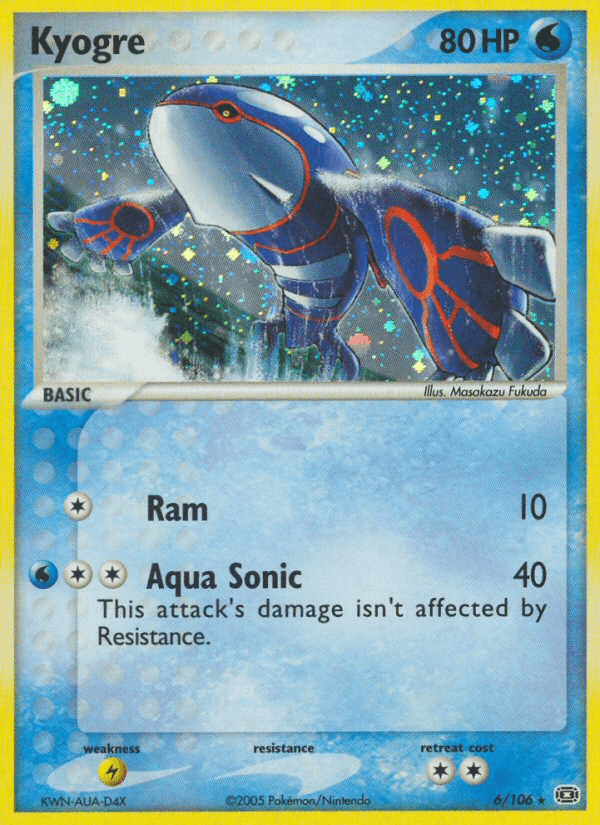 Kyogre (6/106) [EX: Emerald] (Online Only)