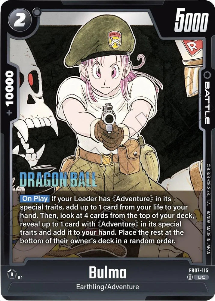 Bulma (FB07-115) [Manga Booster 02] (ONLINE ORDER ONLY)