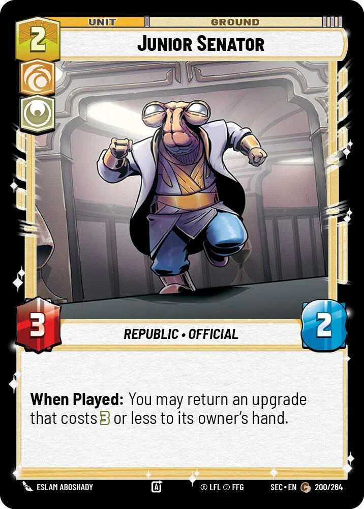 Junior Senator (200/264) (200/264) [Secrets of Power] (ONLINE ORDER ONLY)