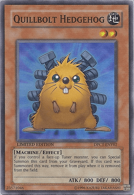 Quillbolt Hedgehog [DPCT-ENY02] Super Rare (ONLINE ORDER ONLY)