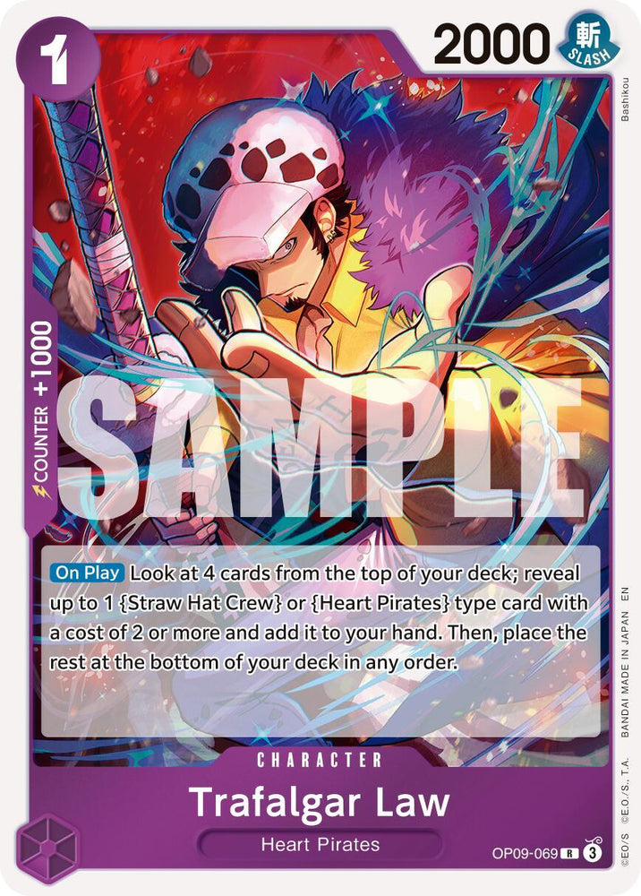 Trafalgar Law (OP09-069) (Reprint) [Premium Booster -The Best- Vol. 2] (ONLINE ORDER ONLY)