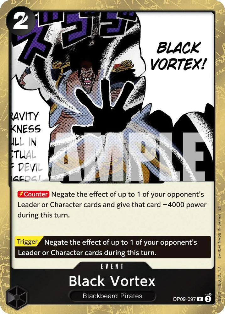 Black Vortex (Pirate Foil) [Premium Booster -The Best- Vol. 2] (ONLINE ORDER ONLY)