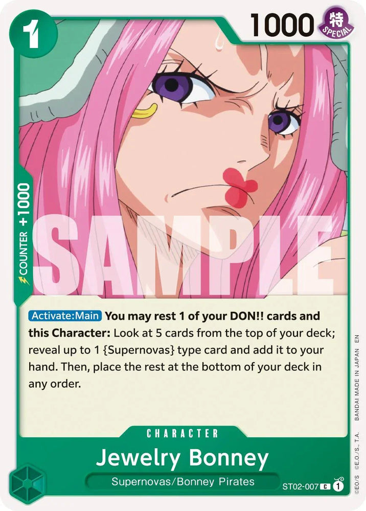 Jewelry Bonney (ST02-007) (Reprint) [Premium Booster -The Best- Vol. 2] (ONLINE ORDER ONLY)