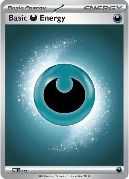 Basic Darkness Energy - 007 [Mega Evolution Energies] (ONLINE ORDER ONLY)