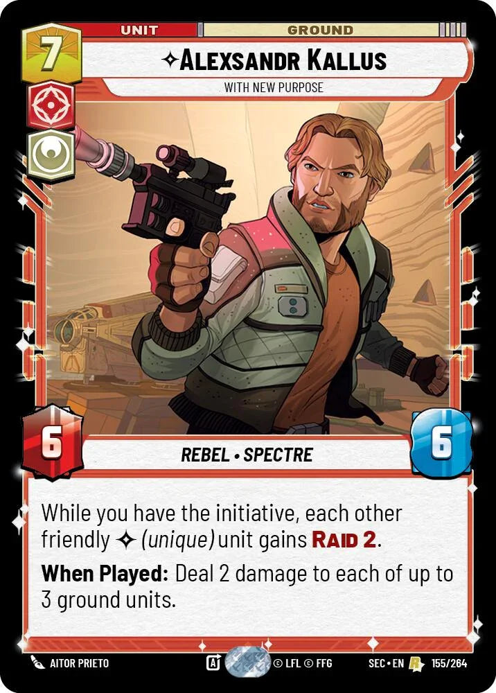 Alexsandr Kallus (155/264) - With New Purpose (155/264) [Secrets of Power] (ONLINE ORDER ONLY)