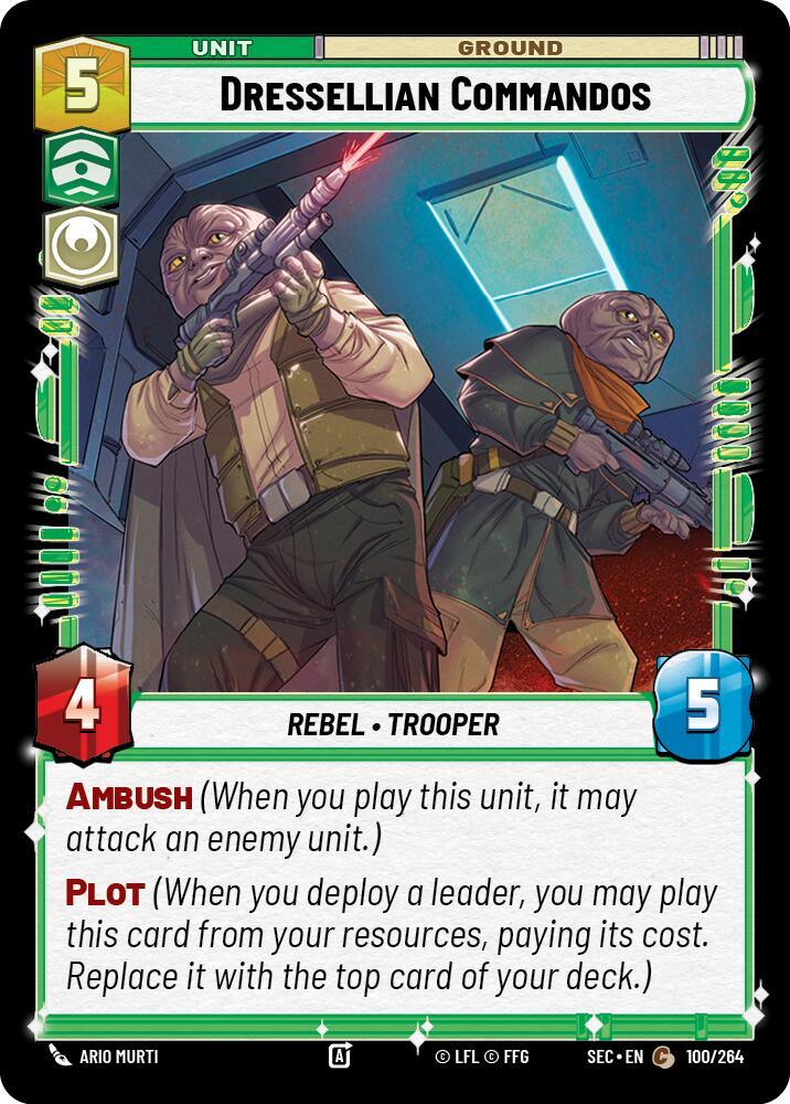 Dressellian Commandos (100/264) (100/264) [Secrets of Power] (ONLINE ORDER ONLY)