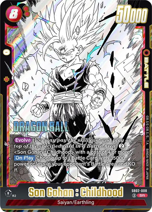 Son Gohan : Childhood (SB02-008) [Manga Booster 02]