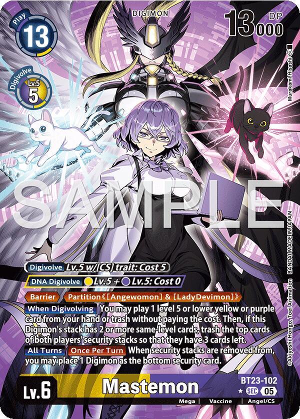 Mastemon [BT23-102] (Alternate Art) [Hackers' Slumber] (ONLINE ORDER ONLY)