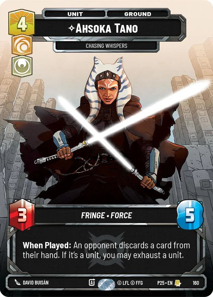 Ahsoka Tano - Chasing Whispers (160) (160) [Sector and Regional Promos: Season 1] (ONLINE ORDER ONLY)